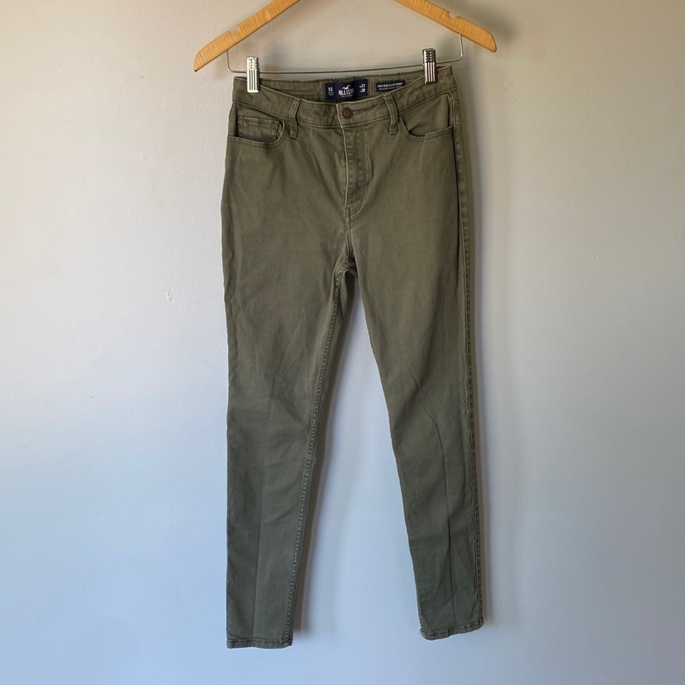 Hollister high rise super skinny jean jeggings Sz 27